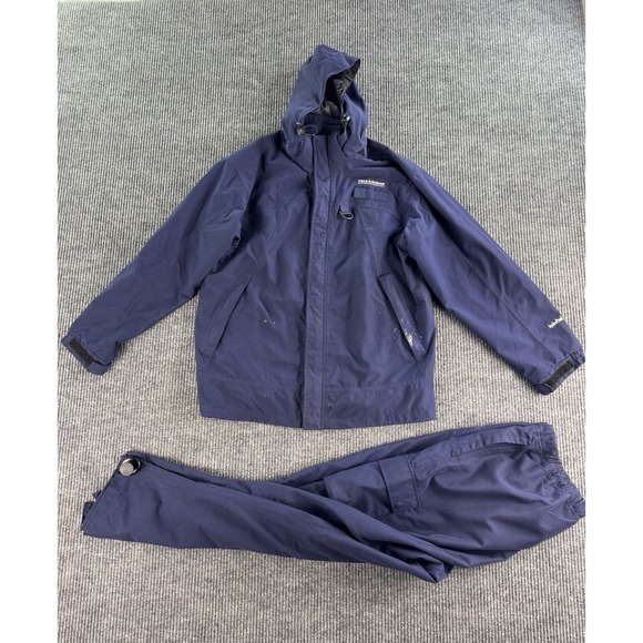 Field & Stream Other - Field Stream Hydro Suit Jacket Medium Blue Outdoor Hunting Rain Pants Large
